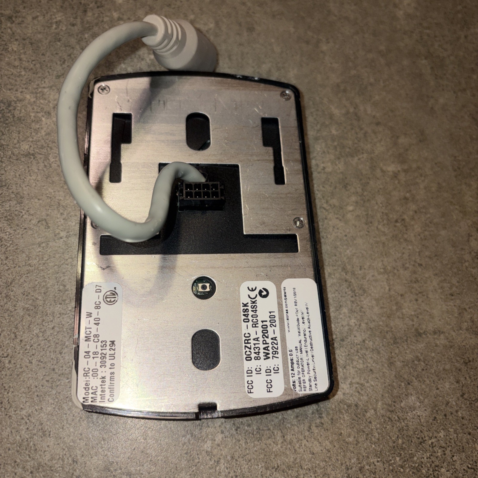 Isonas RC-04-MCT-W Pure IP Reader Controller. With bracket.