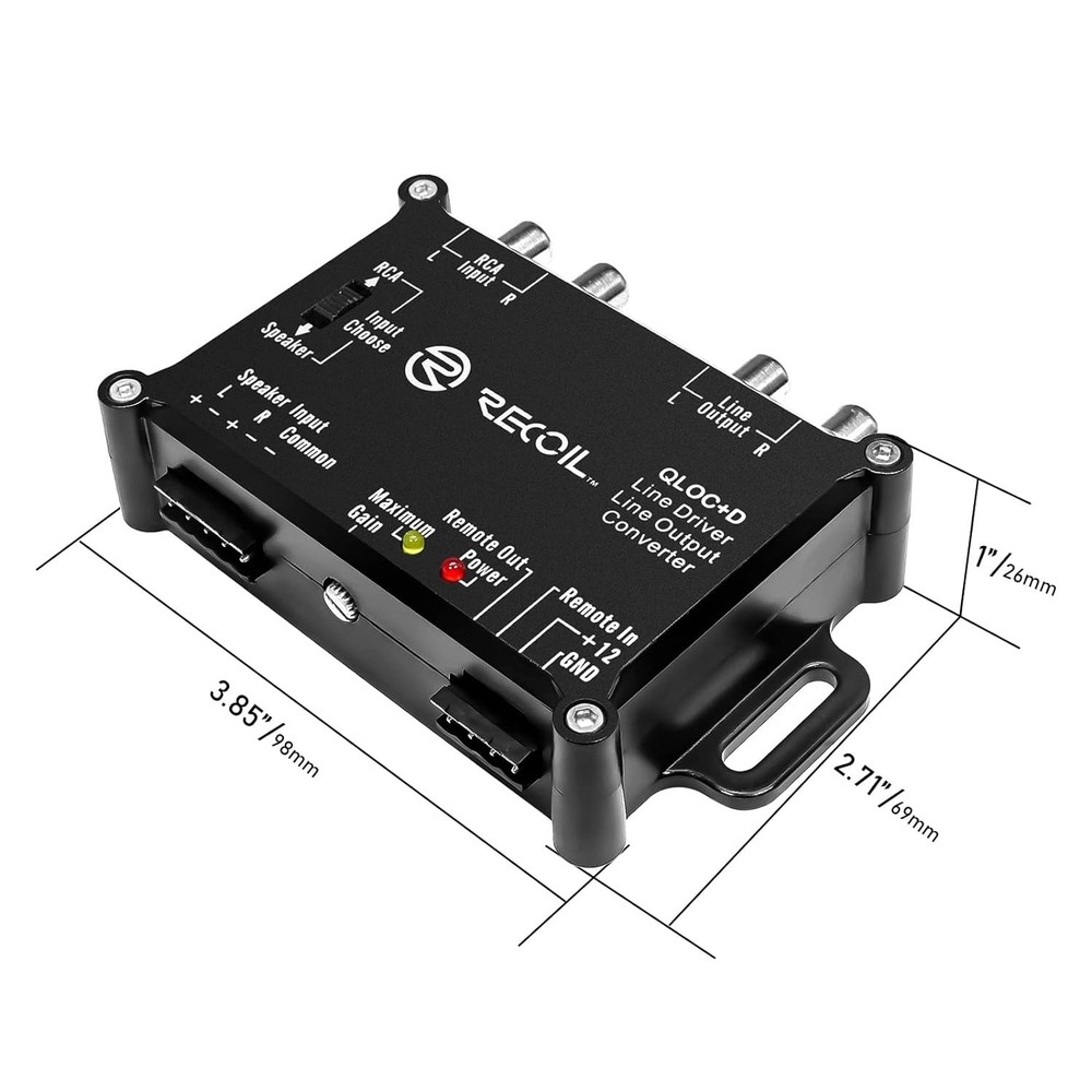 2-in-1 Line Output Converter Driver with Intelligent Auto Sense Functionality