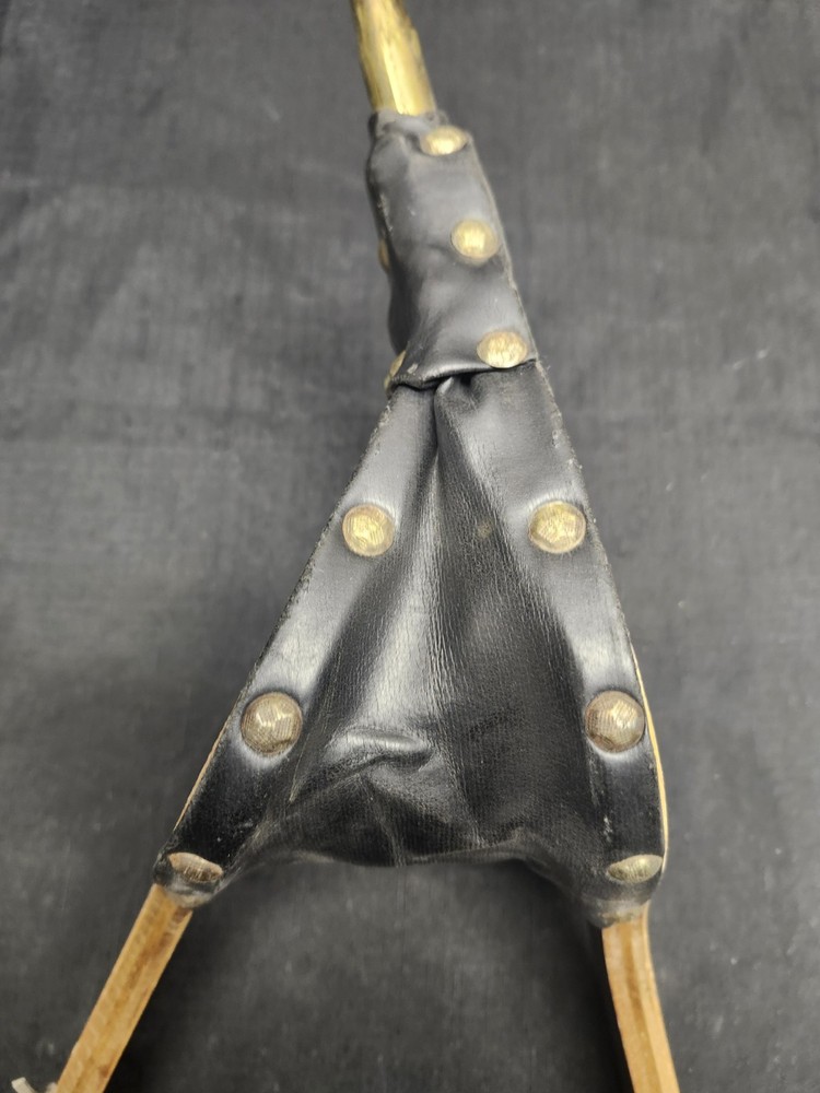 Bellows Unbranded- Wood- Leather- Brass!