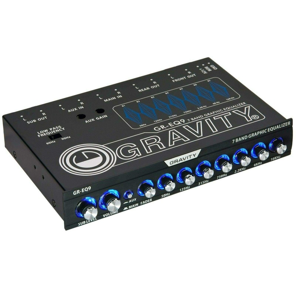 Gravity 7 Band Graphic Equalizer GR-EQ9