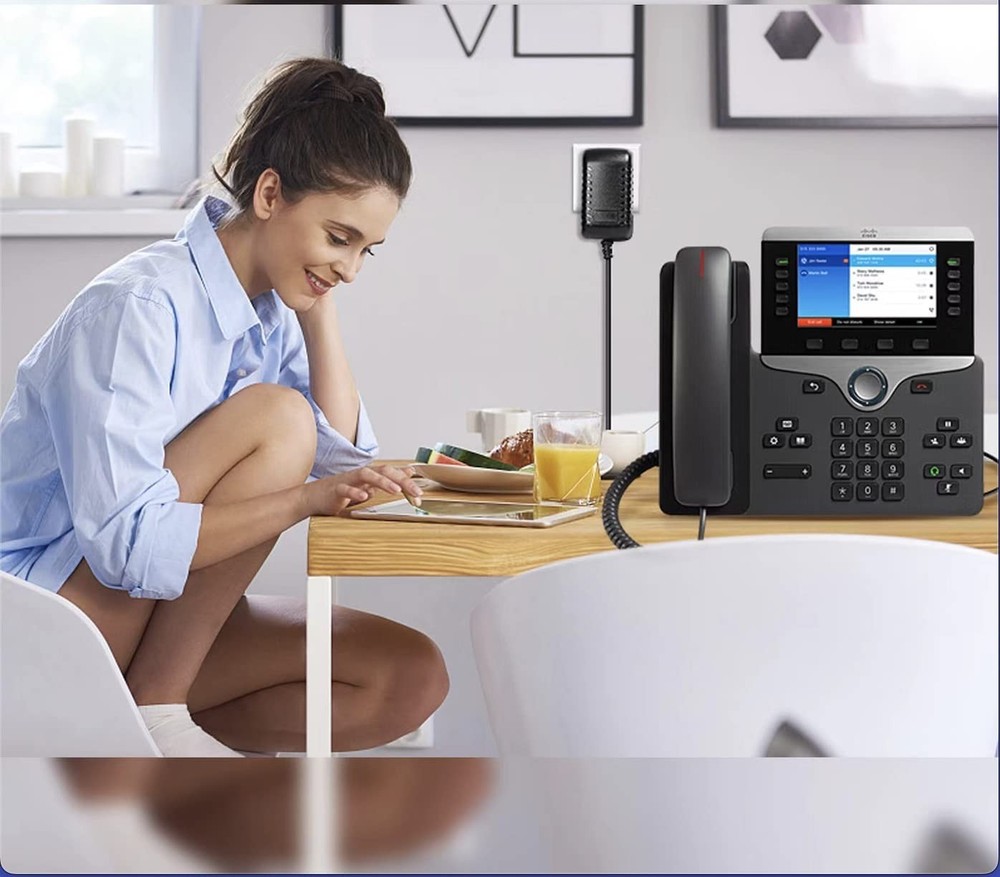 for Polycom Power Supply is Compatible with VOIP VVX Models 101,...