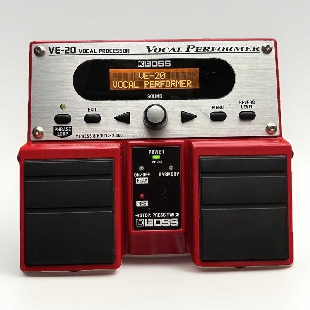 BOSS VE-20 Vocal Effects Processor Pedal Used Tested