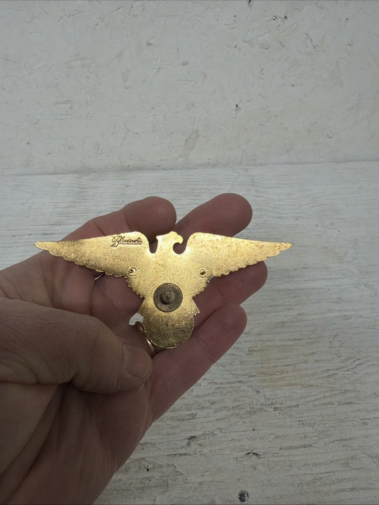 Vintage Obsolete Wackenhut Security Guard Hat Badge