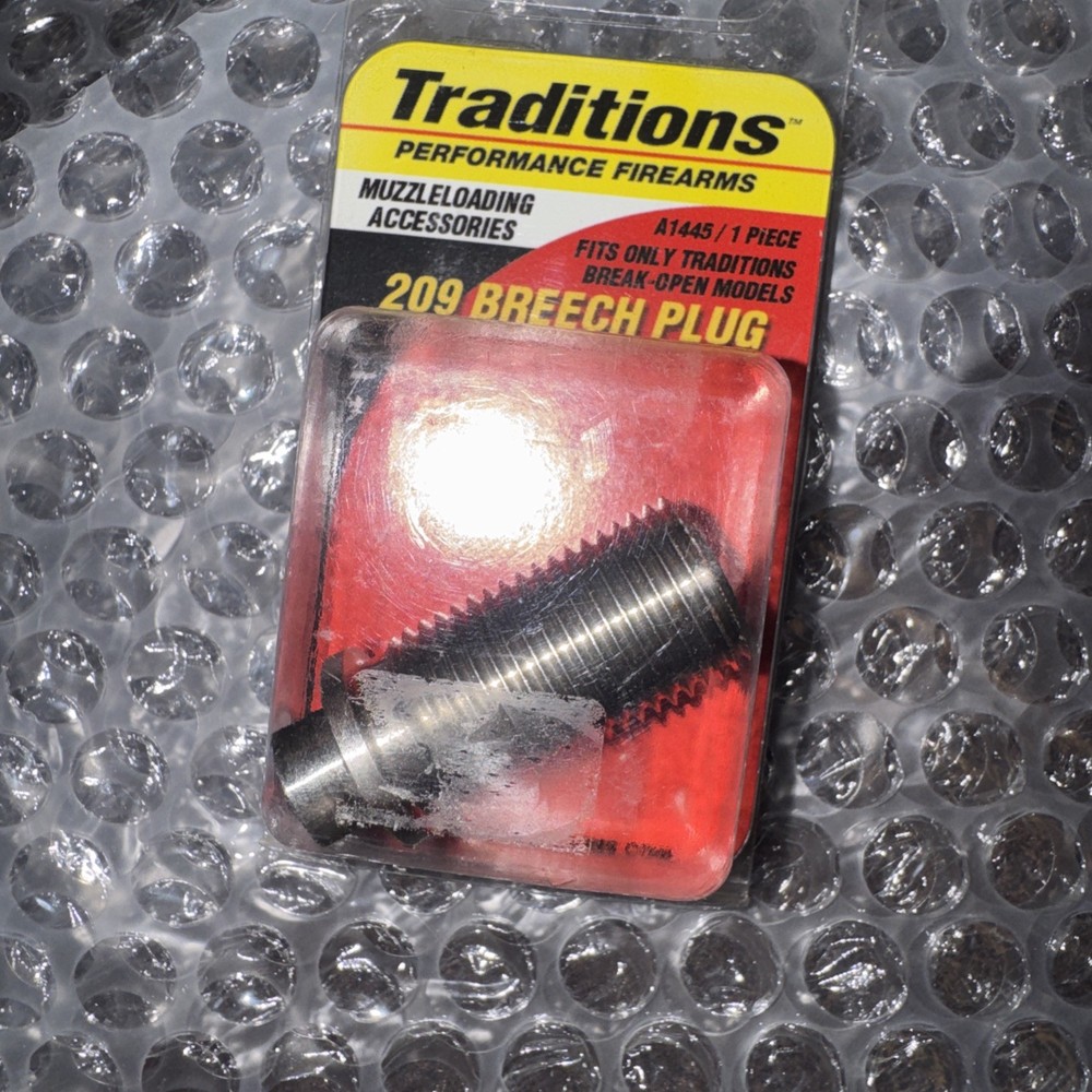Tradition 209 Break Open Breech Plug # A1445 Black Powder Muzzleloading NIP