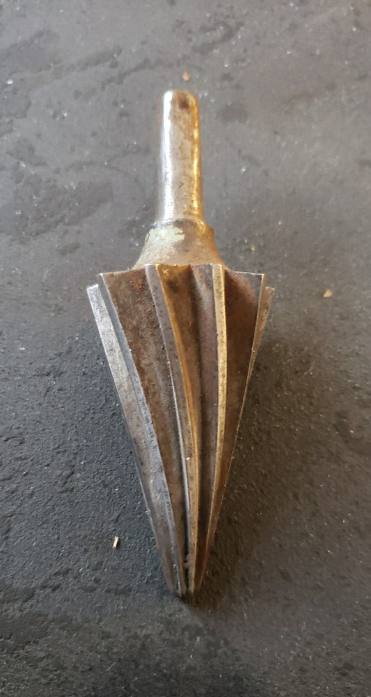 Antique Conical Pipe Reamer Burring Tool Head