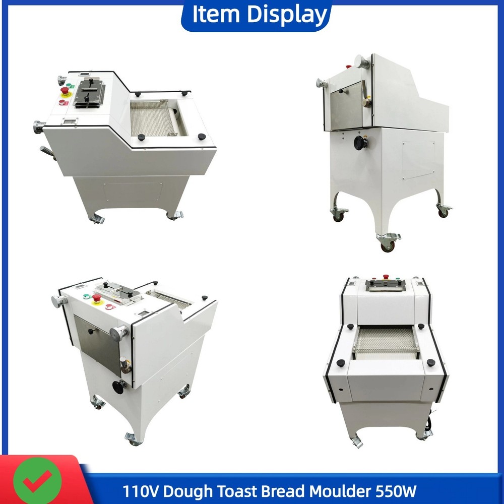 110V Dough Press Roller Toast Shaping Forming Machine Bread Moulder