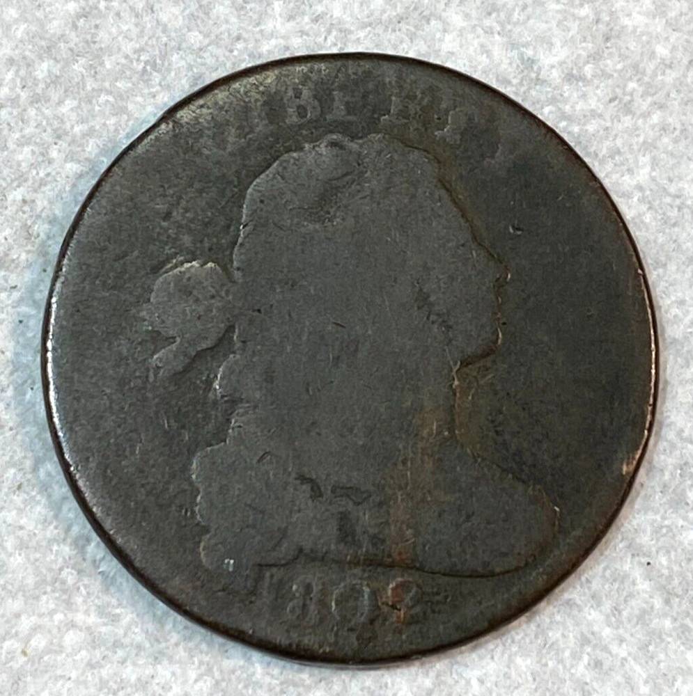 1802 Draped Bust Large Cent Nice Original Good/AG CHRC