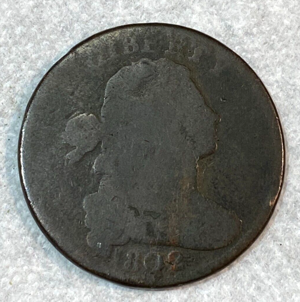 1802 Draped Bust Large Cent Nice Original Good/AG CHRC