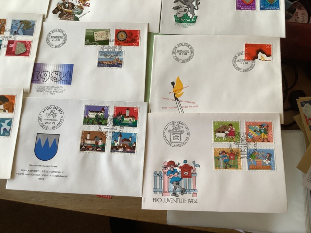 Switzerland postal covers 16 items Ref A2175