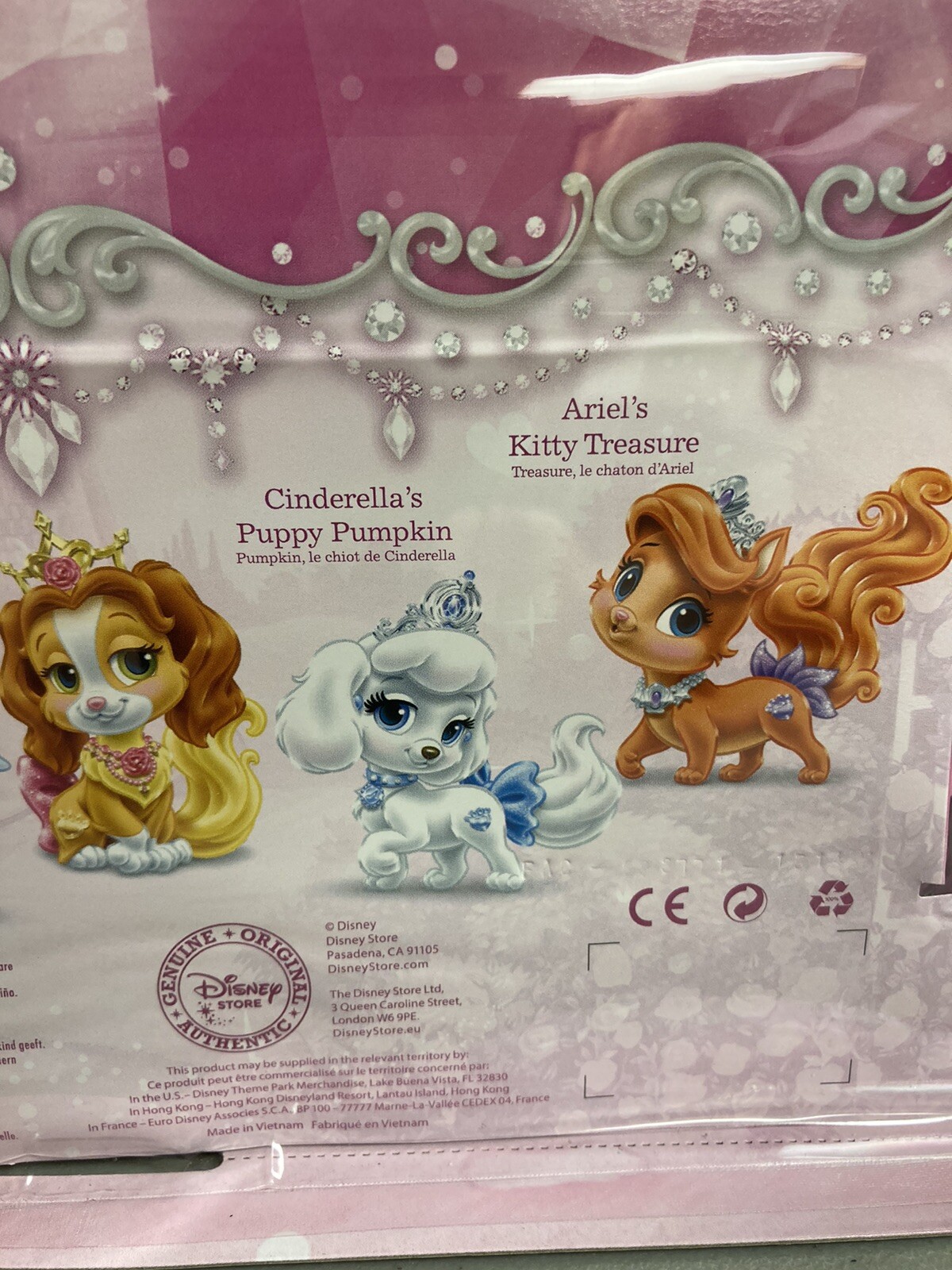 Disney Store Palace Pets 10 Piece Figurine Playset - NEW