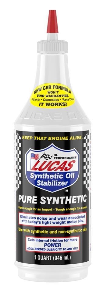 Lucas Oil 10130 Synthetic Heavy Duty Oil Stabilizer 32 oz 1 Quart