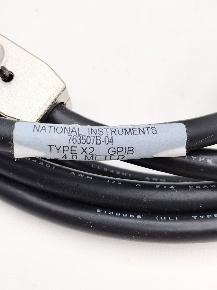 National Instruments GPIB Cable 763507B-04, Type X2, 4.0 Meter