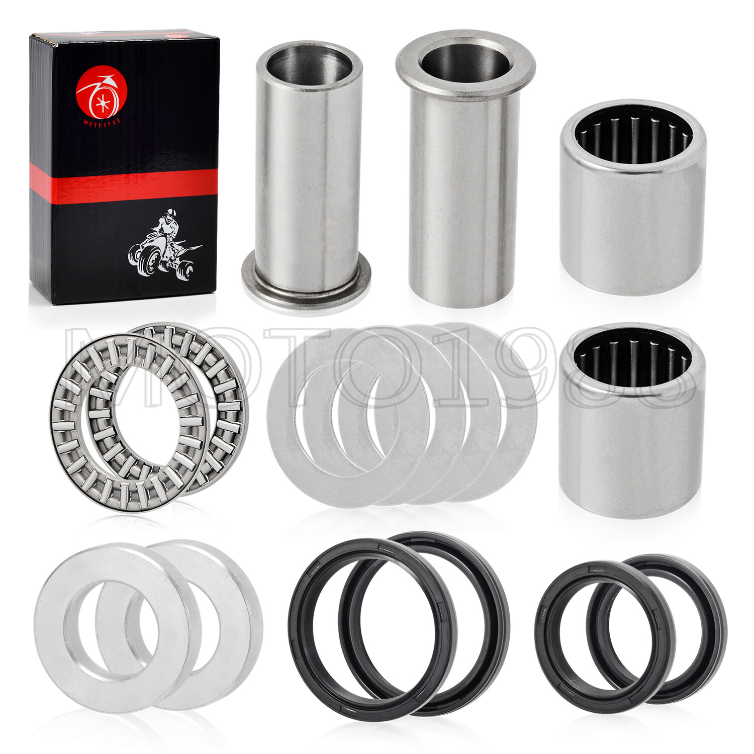 Swing Arm Bearings Seals Rebuild Kit for Suzuki RM125 RM250 96-08 RMZ250 RMZ450