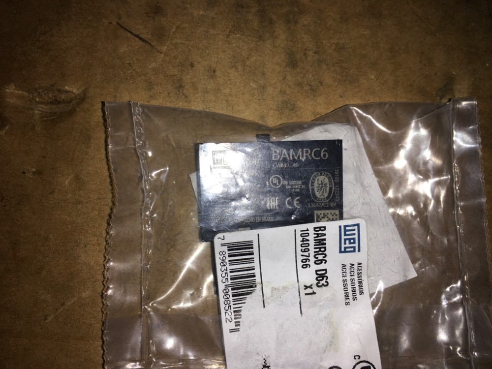 WEG Contactor , BAMRC6 D63, , LG-614