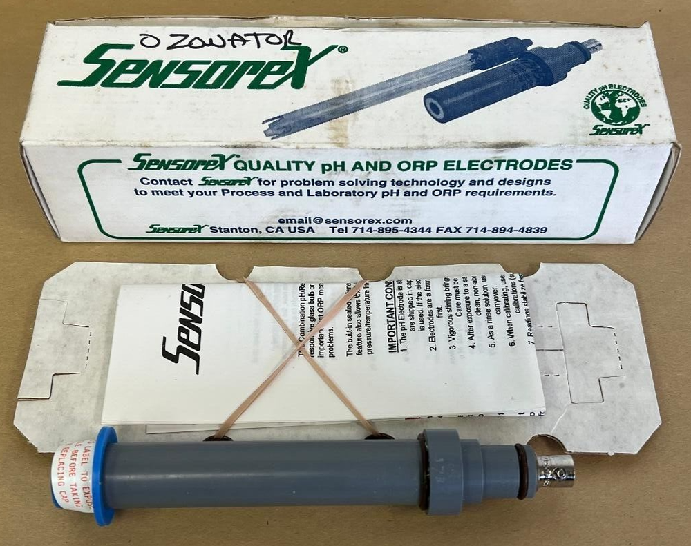 SENSOREX QUALITY PH & ORP ELECTRODE P/N 970373 ORP PROBE