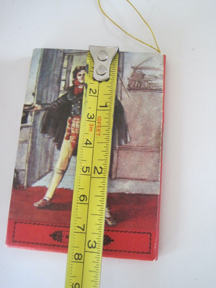 Charles Dickens Book Ornament