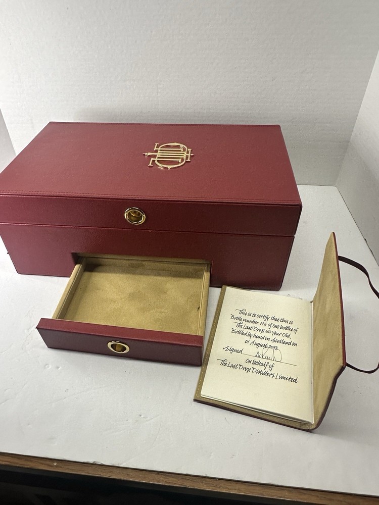 LAST DROP BUFFALO TRACE BOURBON 1980 ONLY BOX
