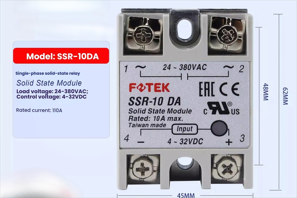 FOTEK original Taiwan Yangming single-phase solid-state relay SSR-40DA-H/50DA-H