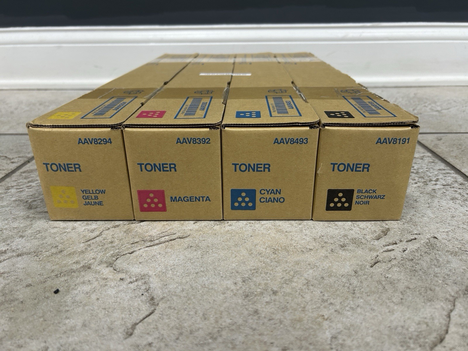 Konica Minolta TN328 TN626 Toner Set BCMY bizhub C250i C300i C360i NEW 4 Pack