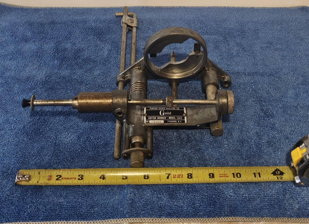 Vintage Porter Cable Guild Cutter Grinder Model 1103
