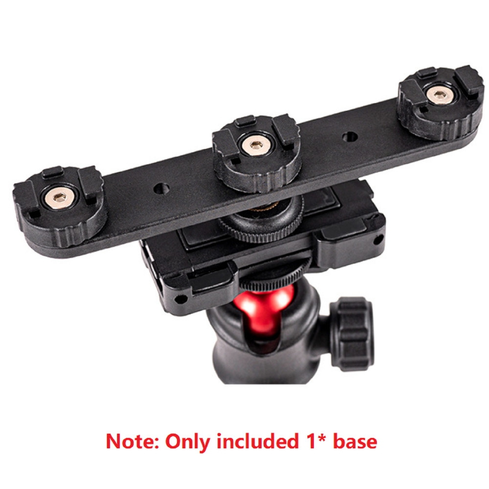Triple Mount Bracket for Fill Light Bracket Mount Adapter Holder For Camera