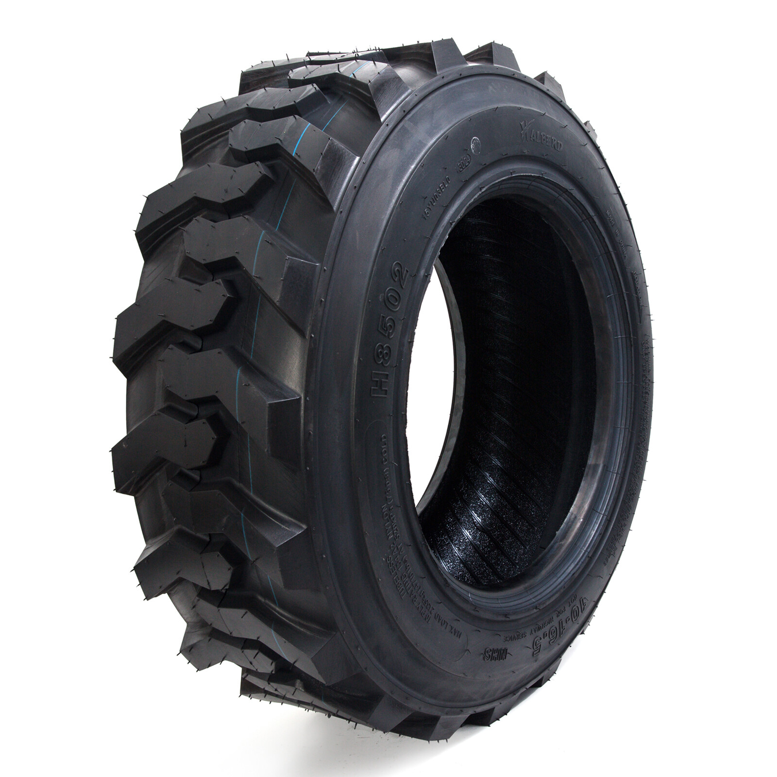 Set 4 10-16.5 Skid Steer Loader Tires 10PR SKS Tire Heavy Duty Long-Lasting Tyre