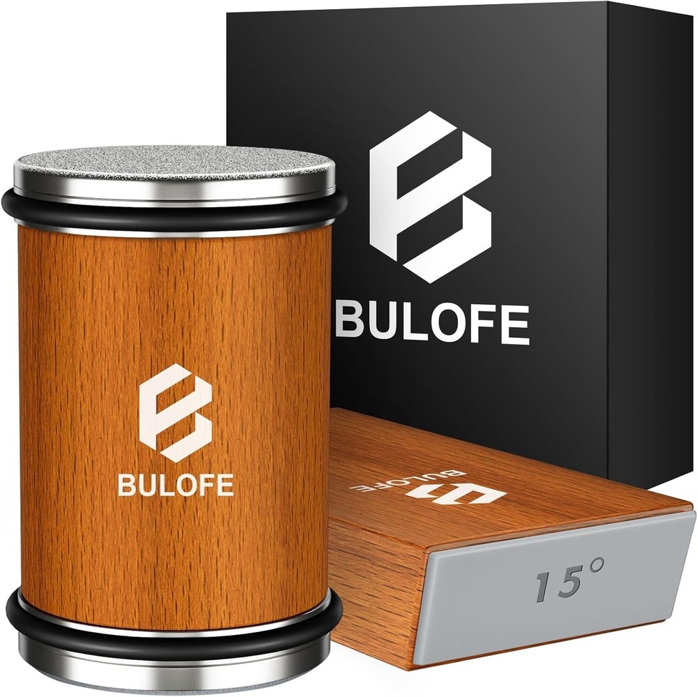 BULOFE Knife Sharpener Tool Rolling Kit With 15 & 20° Used