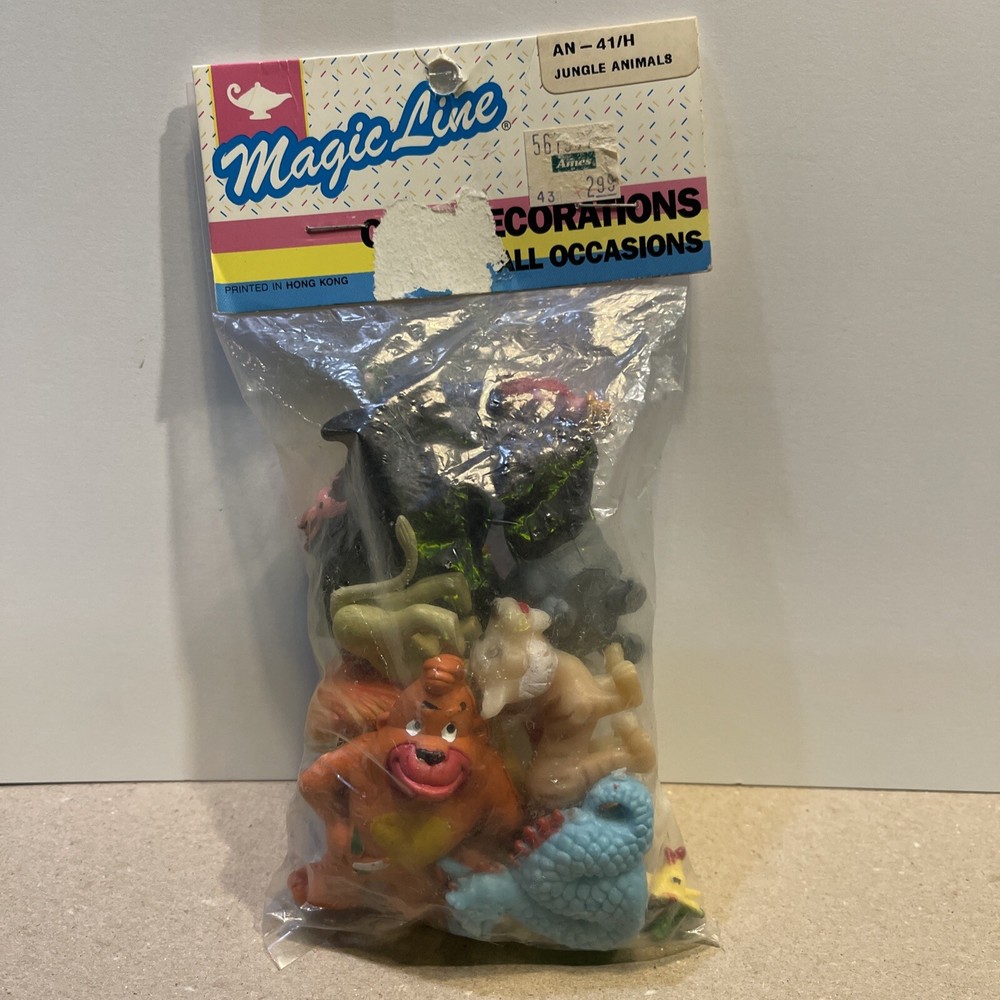 Jungle Animals Cake Toppers Magic Line