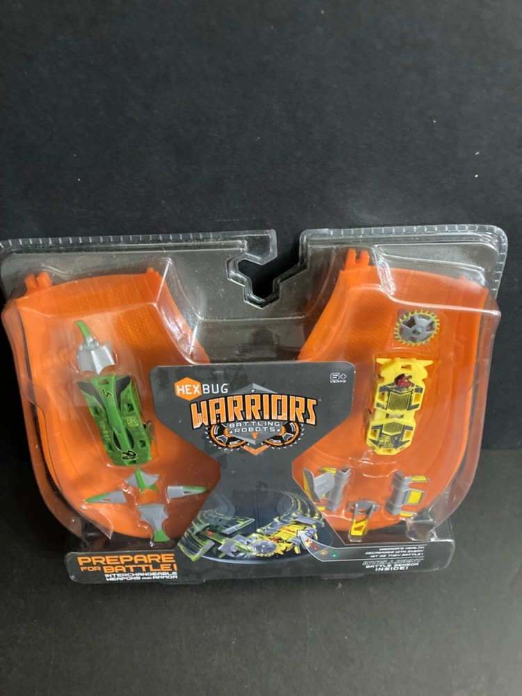 Hexbug Warrior Battling Robots NEW IN PACKAGE Green/Yellow