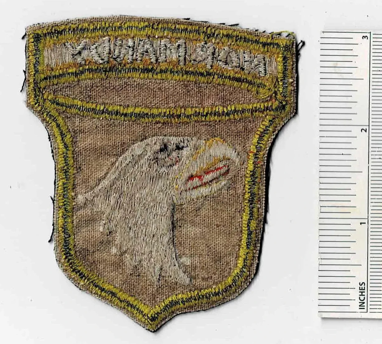 WW2 NORMANDY Screaming Eagles 101st Airborne WWII Invasion 1944 D-Day Patch AB