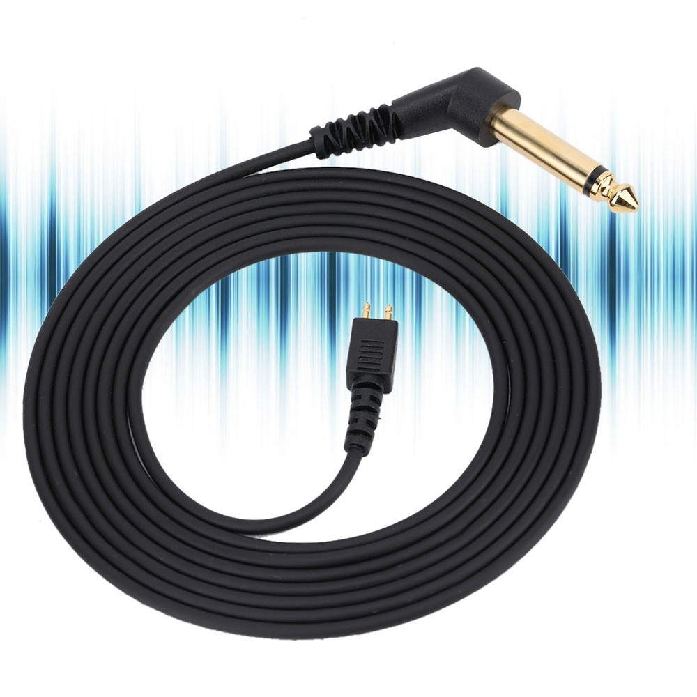 Audiometer Bone Conduction Headset Cable Headphone Wire Fit