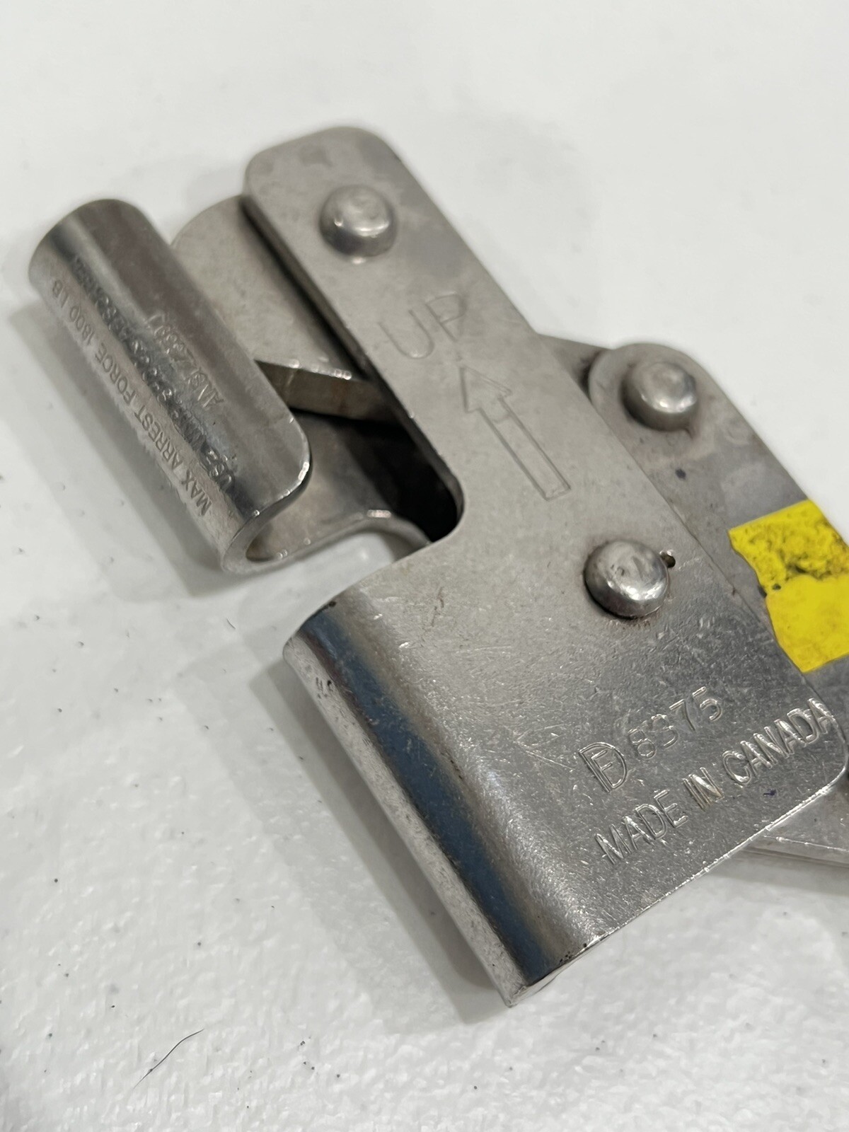 Travellers Ladder Wire Rope Grab with Autolocking Carabiner