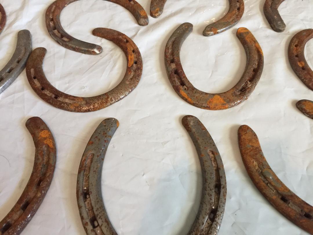 25 USED Horse Shoes Horseshoe Rusty Crafts Art Cowboy Horse Project Western