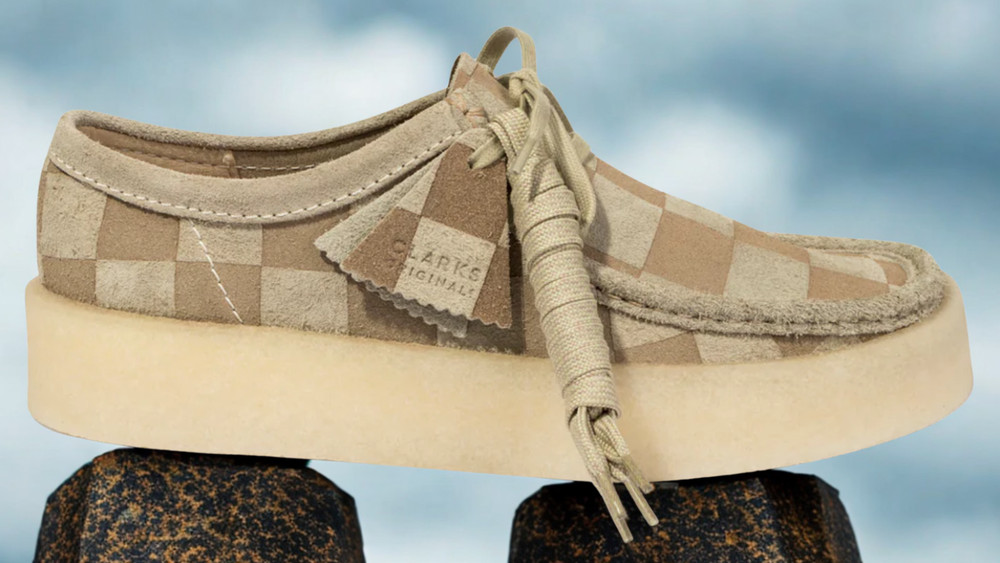 Clarks Wallabee Cup - Maple Check - 26174518 (SPECIAL PRICE)