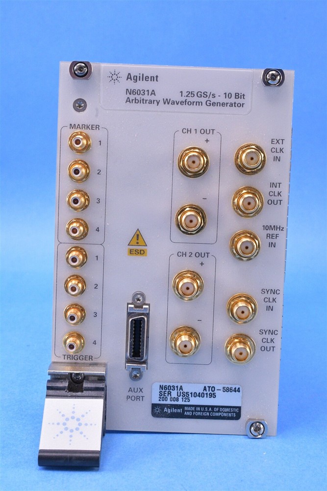 Agilent N6031A Arbitrary Waveform Generator for Compact PCI PXI Chassis