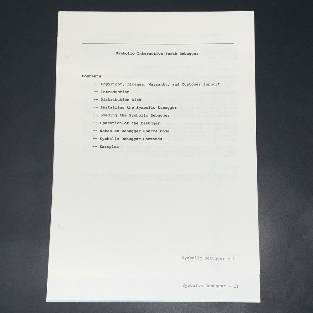 Vtg 1984 LMI IBM PC/Forth v3.1 OS Forth Dimensions Magazines, Diskettes & Manual