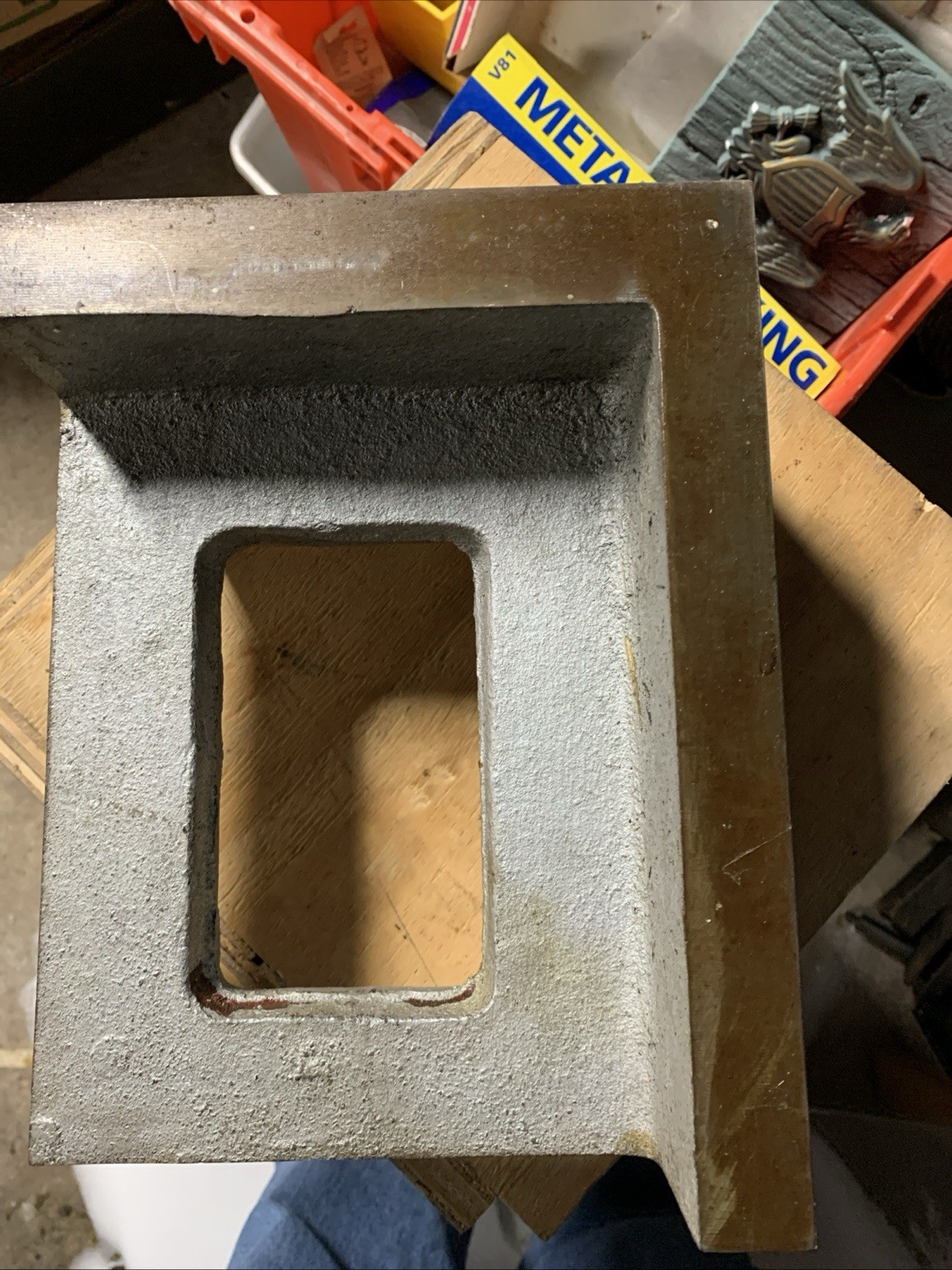 ANGLE PLATE 10” Long X 5 9/16” Wide X 8” High PRECISION Angle Plate