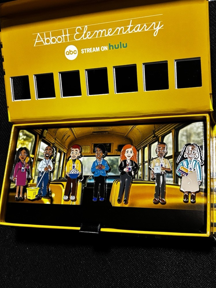 Abbott Elementary SDCC 2025 exclusive Comic-Con School Bus Pin Set