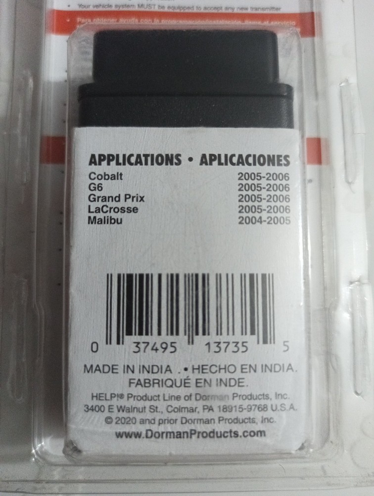 🆕 Dorman 13735 Keyless Entry Remote 4 Button (Fast Shipping)