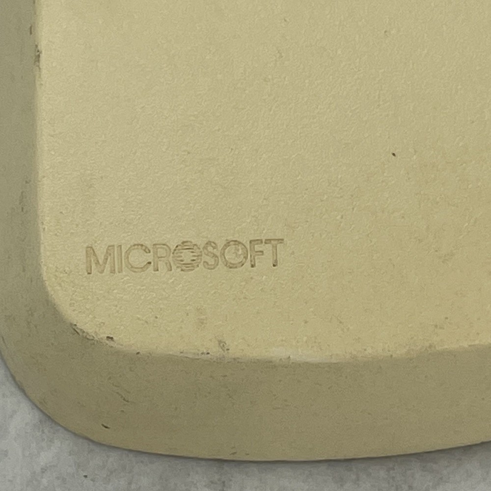 Microsoft Green-Eyed Mouse 1983 First Generation Serial DE-9 Connector Tested