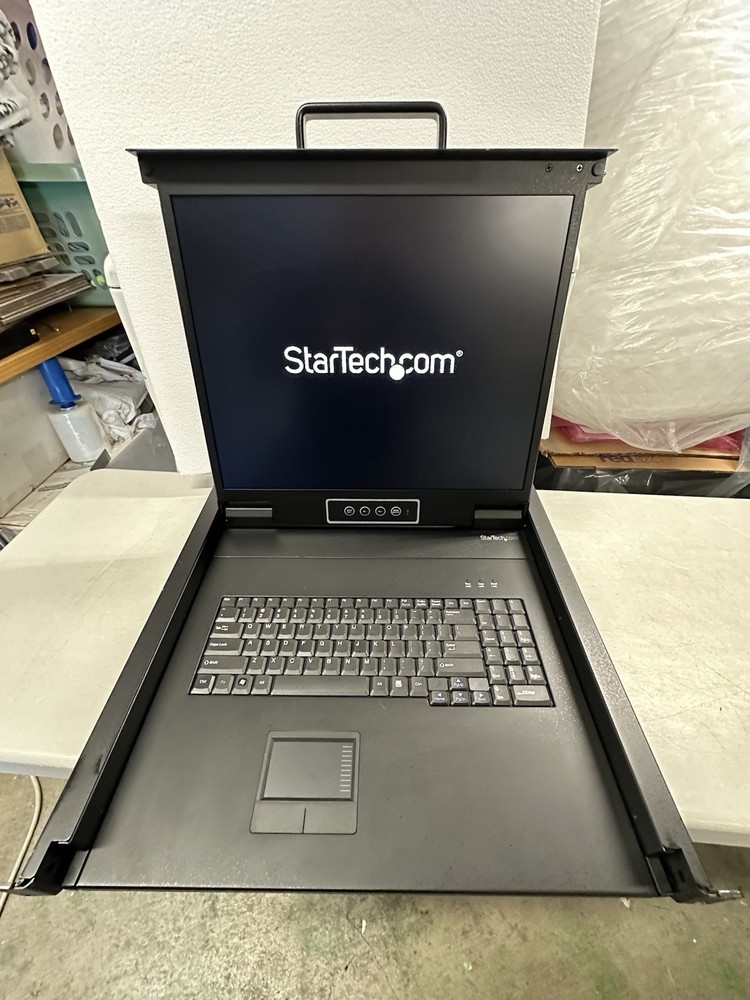 StarTech RKCONS1901 Rackmount KVM Console - 19in Display - Single Port KVM