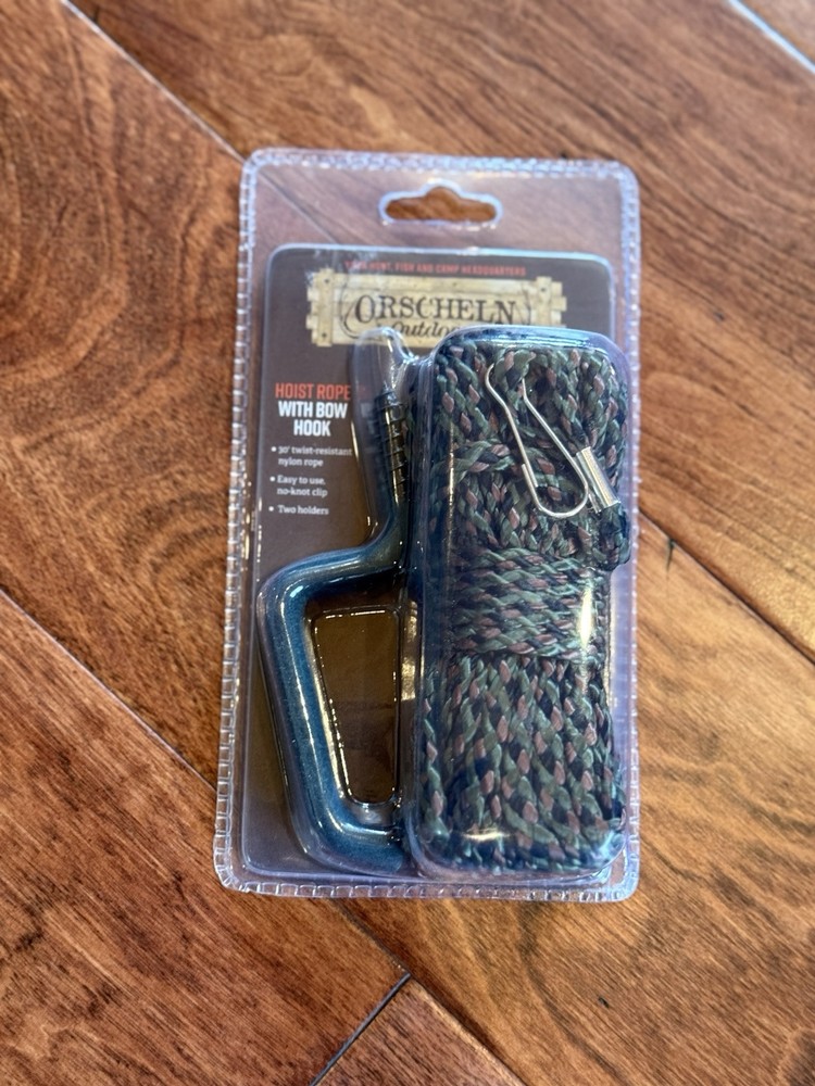 Hoist Rope With Bow Hook 30’