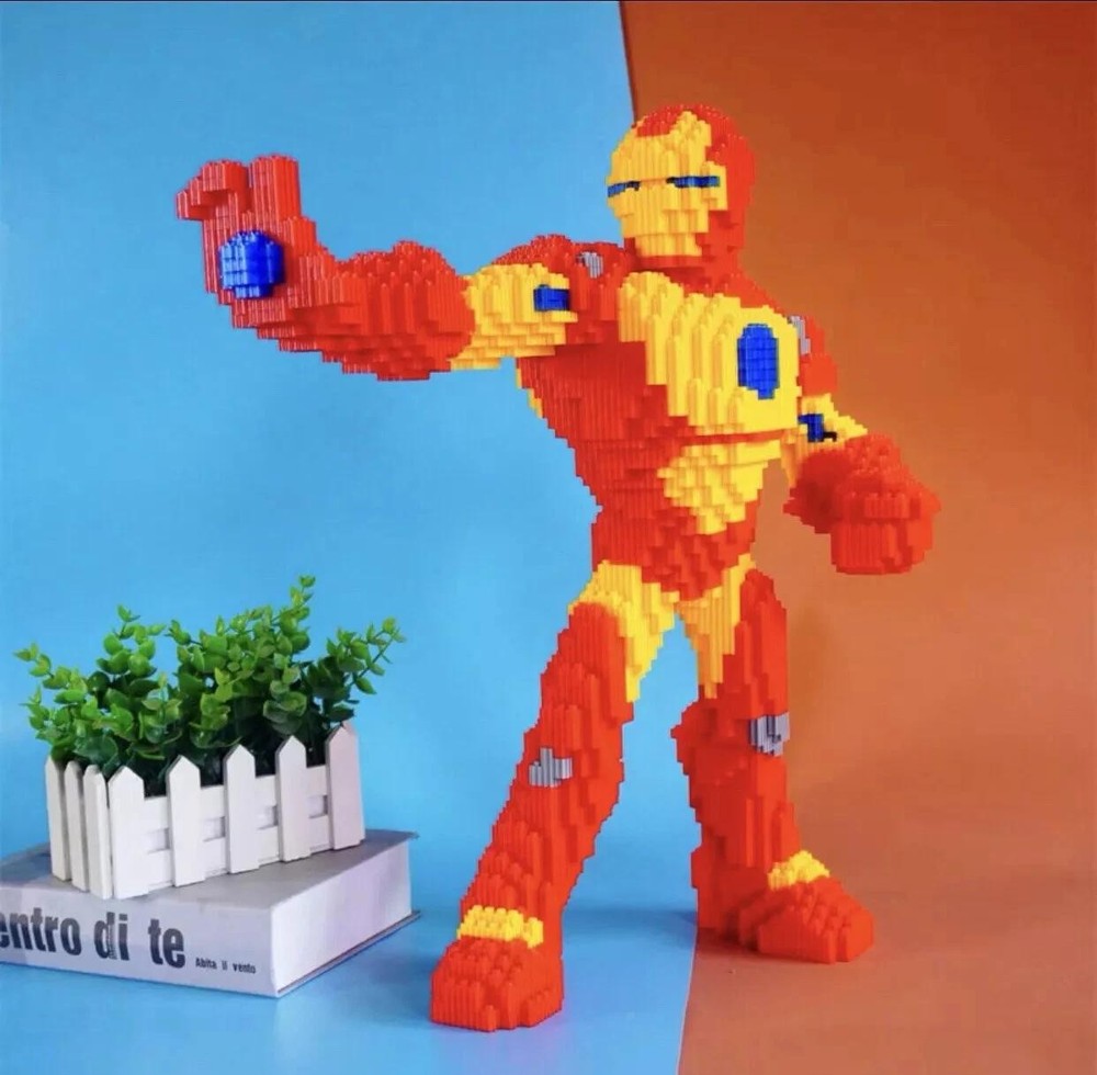 2110 Pcs Iron Man Magic Blocks Set Mini Building Blocks Challenging Game Gift