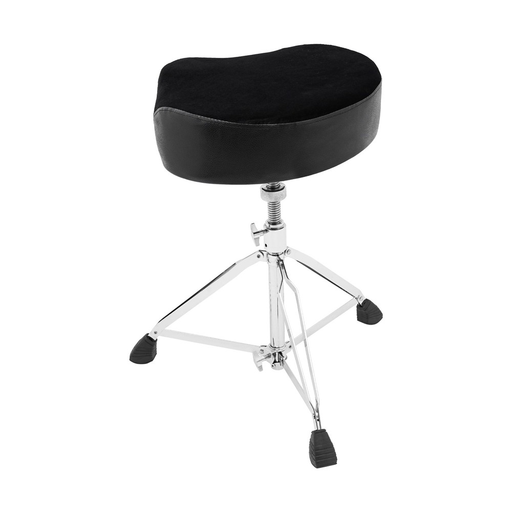 Drum Throne Padded Comfortable 220.46lbs Capacity Drummer Stool Height Adjust