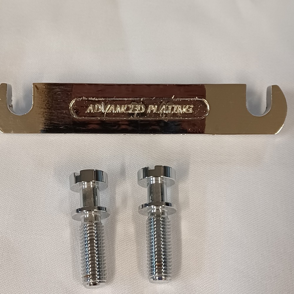Gibson Nickel LIGHTWEIGHT Tailpiece 6-string w/Studs, Cleaned HW84