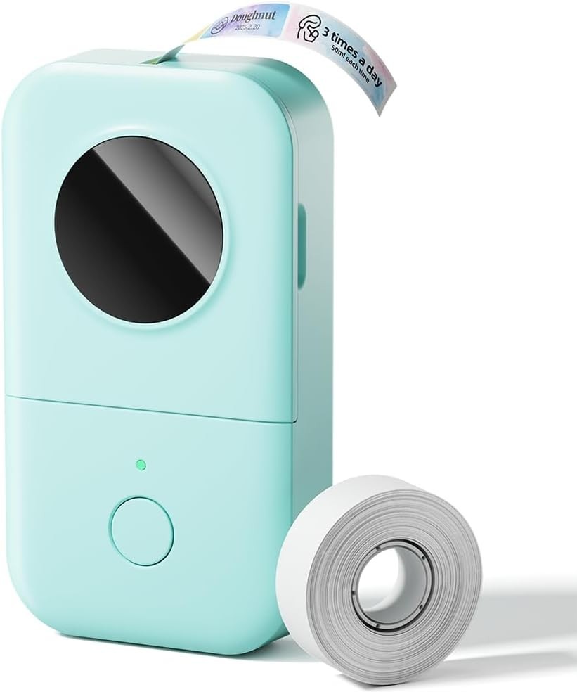 Label Maker, D30 Portable Bluetooth Label Maker Machine with Tape, Small Mini...