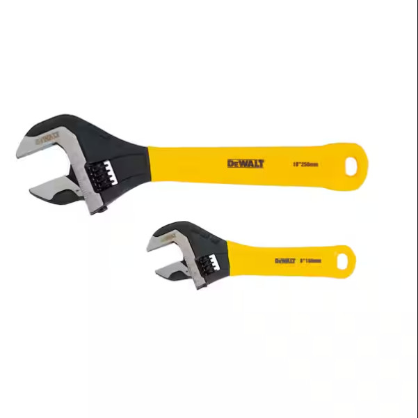 Hot !DEWALT Adjustable Wrench Set (2-Piece) - DWHT75497