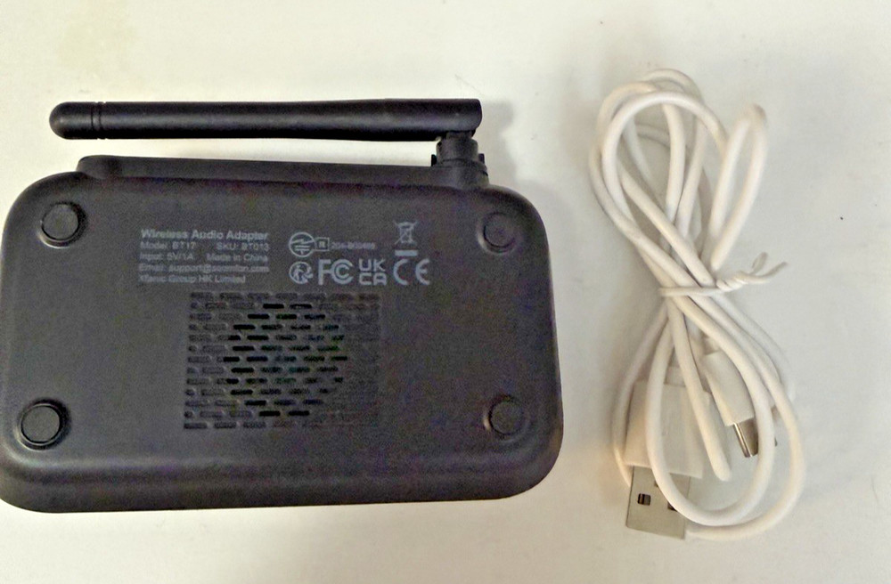 SOOMFON Bluetooth Transmitter for TV 3-in-1 5.0 Transmitter Receiver-USED