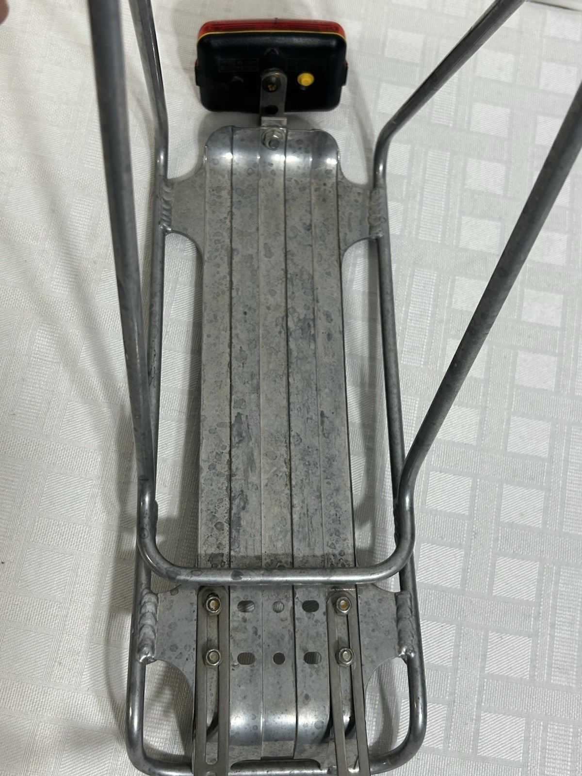 Vtg. TREK USA Aluminum Rear Mountain Road Hybrid Bike Rack Cargo Carrier Silver