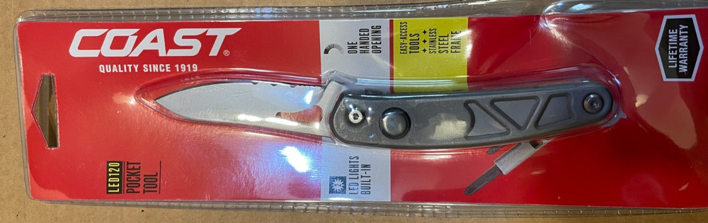 COAST LED120 Dual-LED Pocket Tool Built-in Light